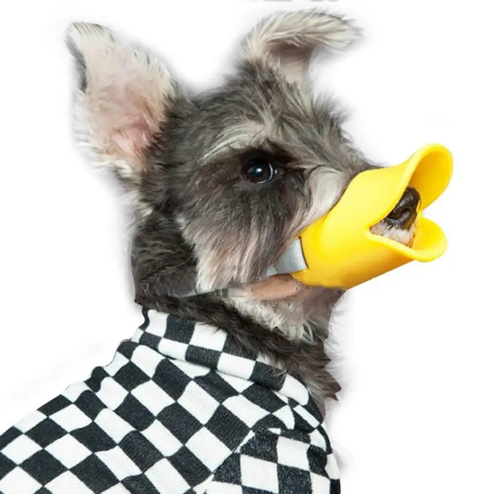 

NACOCO Anti Bite Duck Mouth Shape Dog Mouth Covers Anti-Called Muzzle Masks Pet Mouth Set Bite-Proof Silicone Material