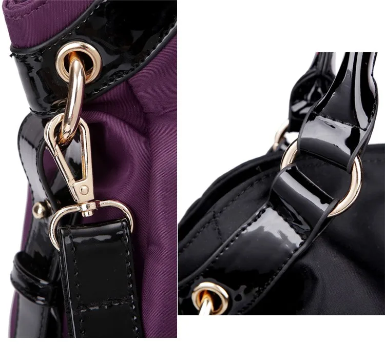 Bolsa feminina do vintage roxo à prova