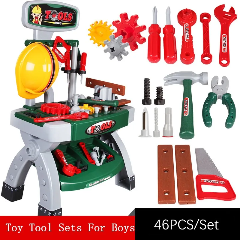 

Children Tools Box Toys Toolbox Tools Toy For Kids Tool Set Play Pretend Toy Engineering Tool Set Workshop Toys For Children