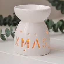 Керамическая арома-горелка для эфирного ароматерапии, фарфоровая подсвечник для дома, гостиной, ароматическая горелка D7xH9cm