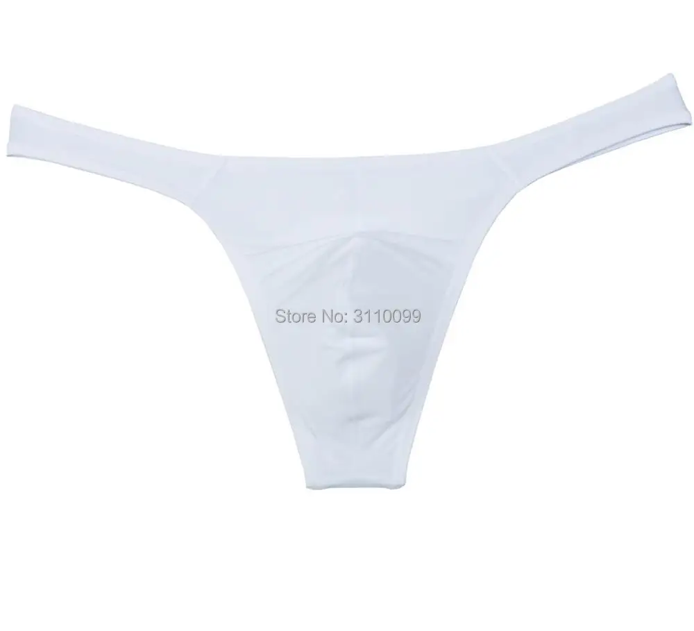 Smooth Sexy Bikini Men's Thongs and G-Strings Bluge Pouch Soft Comfy Elastic Stretch Male Thong Underwear Underpants Men Tanga 3