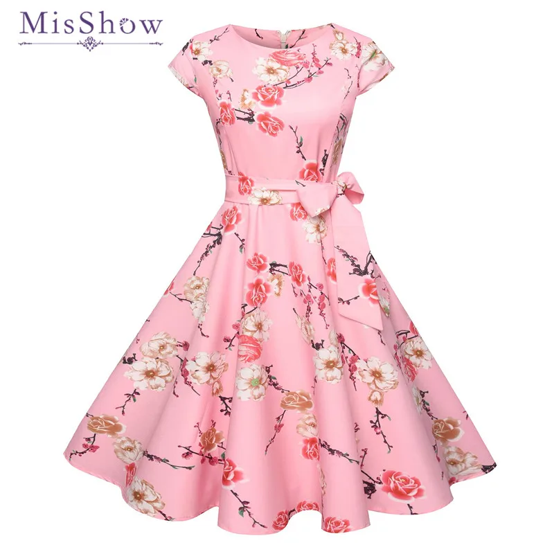 pink floral summer dress