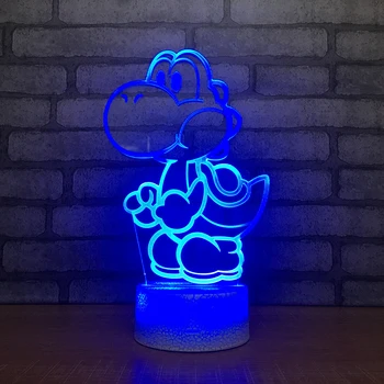

Lovely baby3D Night Light Creative Illusion 3d Lamp LED 7 Color changing Table Desk Lamp For Children Xmas Gift