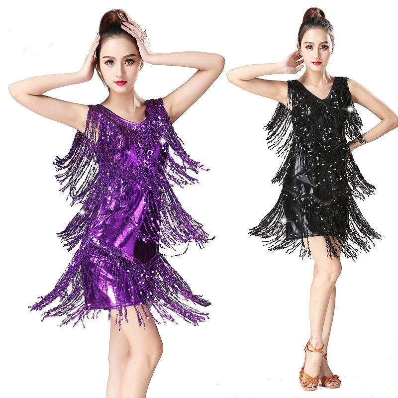 2019 Latin Dance Skirt Women Costume Lady Latin Dance Dress Samba Tango