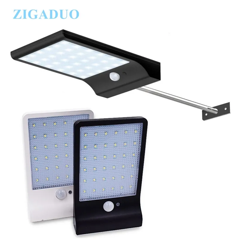 

450LM 36 LED Solar Power Street Light PIR Motion Sensor Lamps Garden Security Lamp Outdoor Street Waterproof Soalr Wall Lights