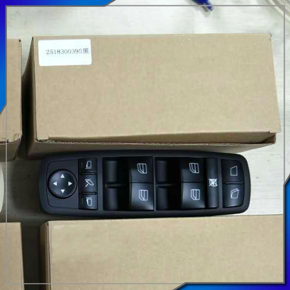 

car accessories Black Power Master Window Switch Driver Side For Mercedes-Benz GL350 GL450 GL550 R350 R320 GL164 OEM A2518300390