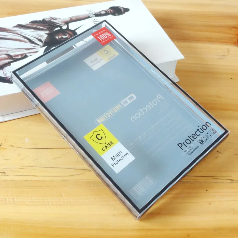 300 шт. Новая модная ПВХ упаковочная коробка для iPad air 5 4 3 ipad mini кожаный чехол Samsung Tab