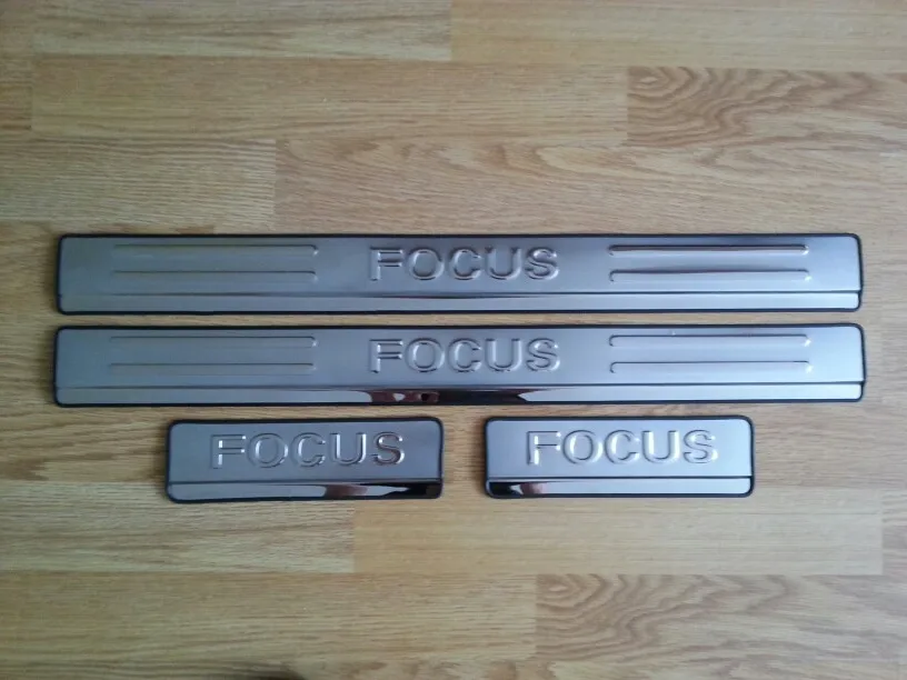 Prix pour En Acier inoxydable Seuil Plat D'usure Seuil de Porte Pour Ford Focus 2005-2011 MK2 Berline et Hatchback Prix pour En Acier inoxydable Seuil Plat D'usure Seuil de Porte Pour Ford Focus 2005-2011 MK2 Berline et Hatchback