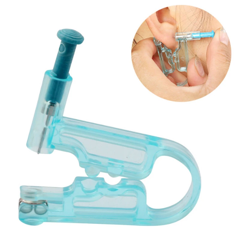 

New Healthy Safety Asepsis Disposable Unit Ear Studs Piercing Gun Piercer Tool