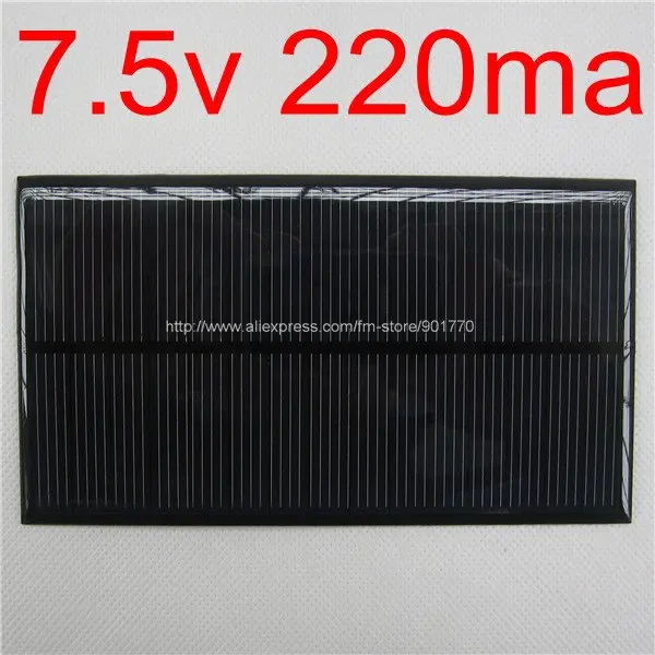 panneau solaire 7.5v 220ma