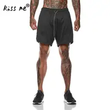 Однотонные хлопковые мужские шорты для бега, свободная спортивная одежда с карманом, мужские шорты для спортзала, плотные шорты Кроссфит с завязками на талии