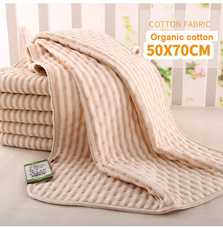 Baby Changing Mat Waterproof Diaper Nappy Urine Pad Cover Natural Organic Cotton Stroller Bed Sheet for Newborn Infant Portable