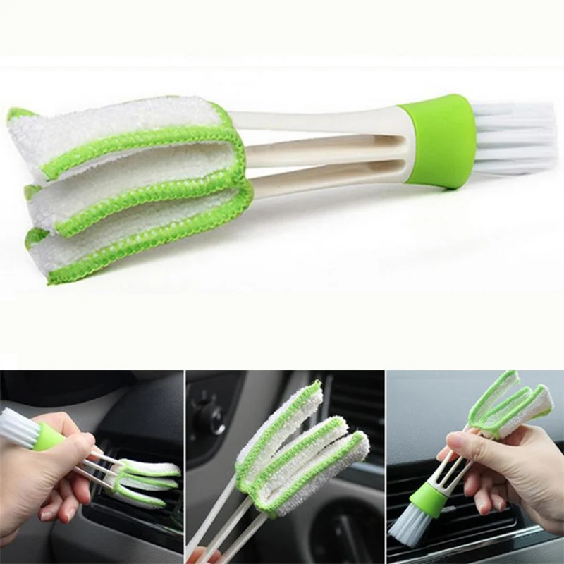 

Portable Multi-Functional Car Cleaning Brush Tools Microfiber Duster Auto Keyboard Dust Collector Computer Clean Brush