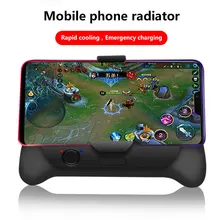 Телефон Вентилятор охлаждения ручка игровой коврик Подставка-радиатор стенд радиатор с мини банк питания для iPhone X для Xiaomi Mi8 для samsung