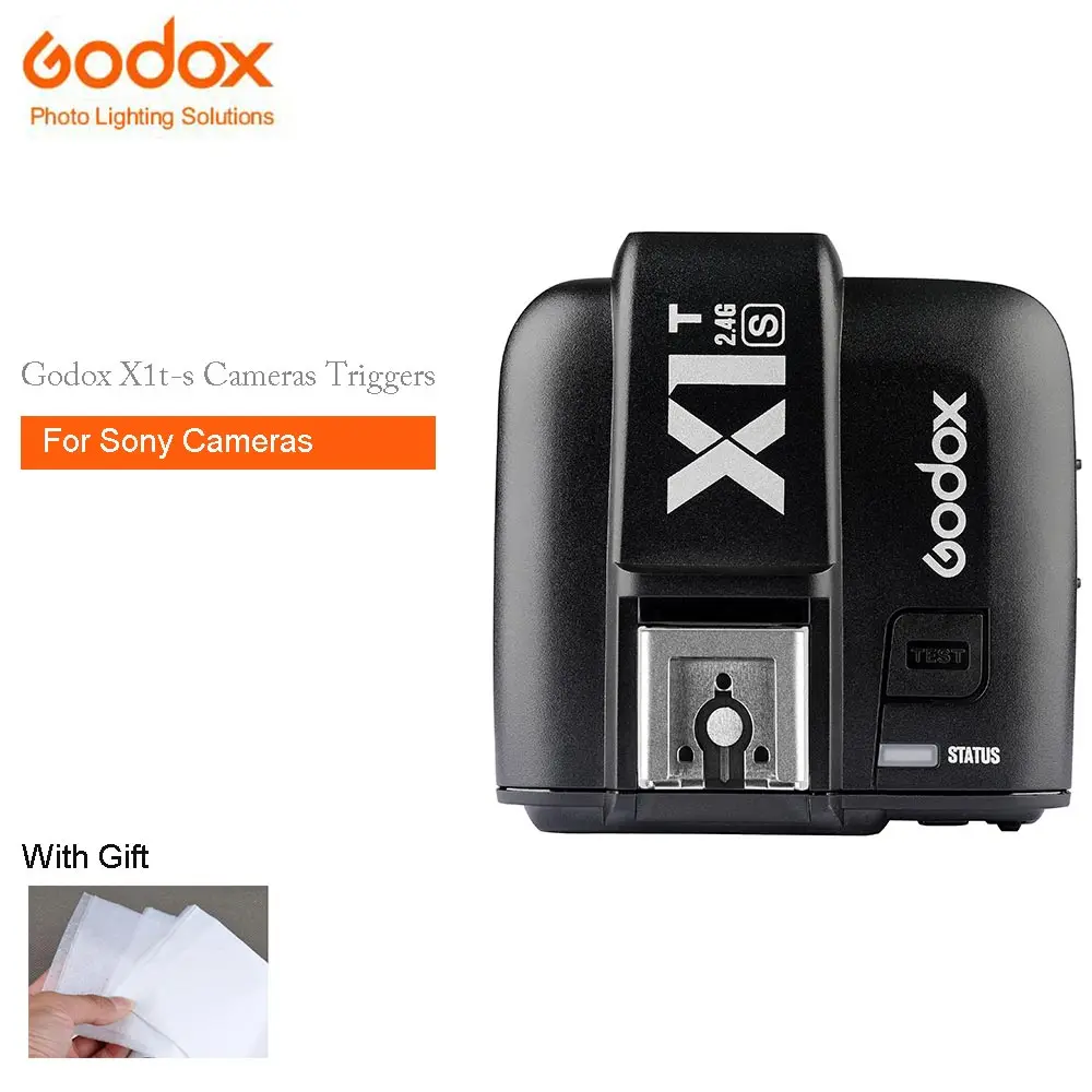 

Godox x1t-s x1R-s Receiver Cameras Triggers Transmitter 1/8000s 2.4G HSS Fully Support TTL For Sony Cameras With Hot Shoe