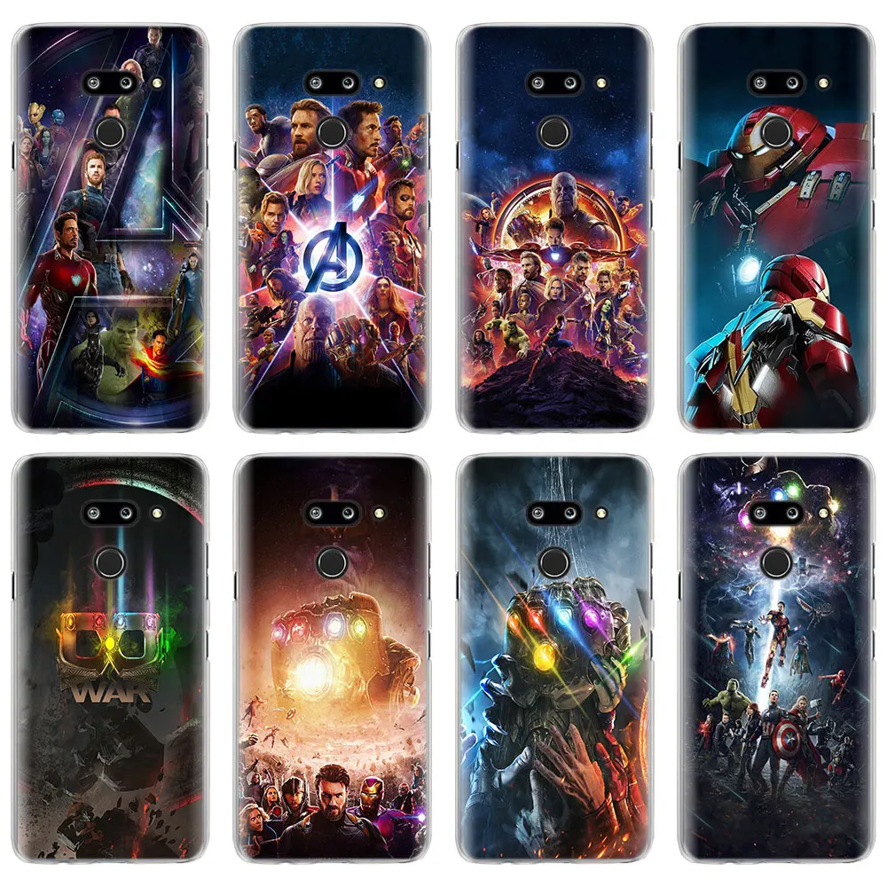 

Avengers Infinity War phone Case cover for LG G7 G8 ThinQ G5 G6 V30 V40 V50 ThinQ Q6 Q7 Hard Back Case cover