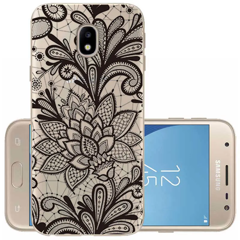 Arvin Soft TPU FOR Samsung Galaxy J7 2017 Smart Back Protective Phone Cover FOR Samsung J330 J4 J5 Clear Painted case FOR J6 J8 (4)