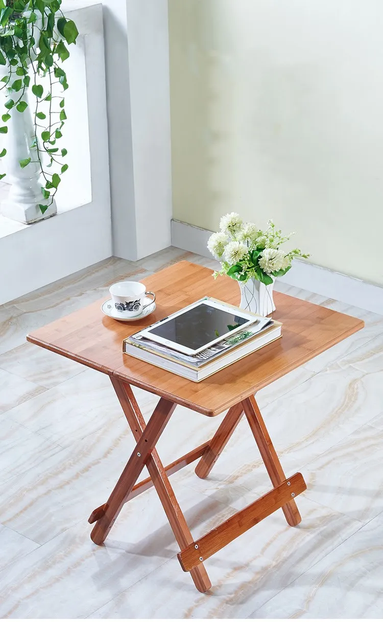 High Quality Solid Wood Folding Dinning Table Set Multifunctional Mesa de comedor Plegable Desk Folding Esstisch