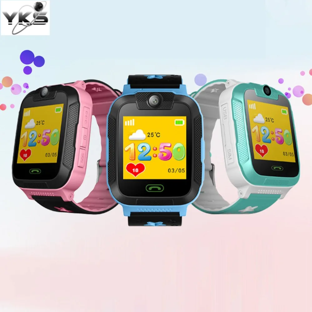 Kids Walkie Talkies Smart Watch Toy 1.4 Inch Touch Screen 3G Pedometer SIM Safety Real Time Track GPS Wrist Watch Children Gift