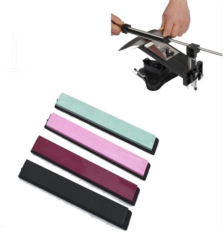 

RUCHEF 4 piece replacement of Apex sharpener whetstone 240# 400# 800# 3000# Ruby Oil stone
