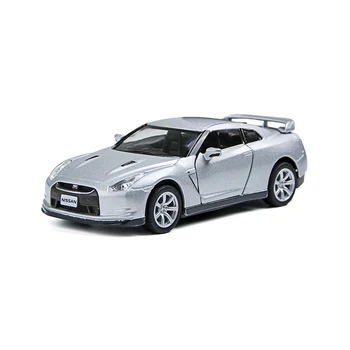

GTR R35 Silver 1/36 2 open door alloy model car Sports car Diecast Metal Pull Back Car Toy For Gift Collection