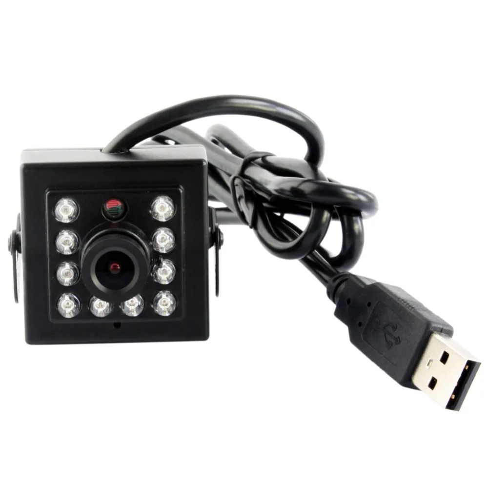 ELP Free Drive 720P HD Mini USB веб камера инфракрасная ночного видения с микрофоном для
