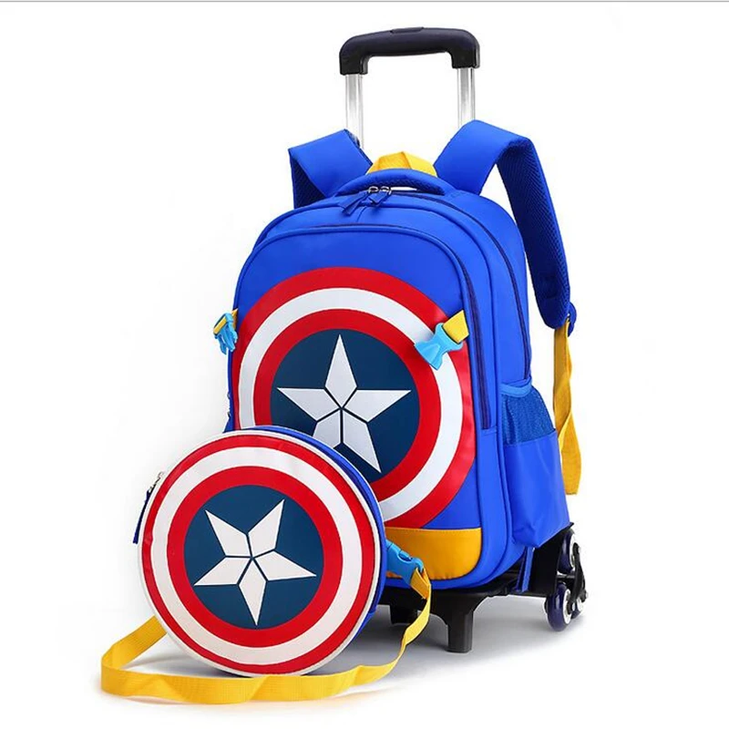 Лидер продаж съемный детей школьные сумки с 2/3 колеса для девочек рюкзак для тележки дети колесных сумка рюкзак багаж