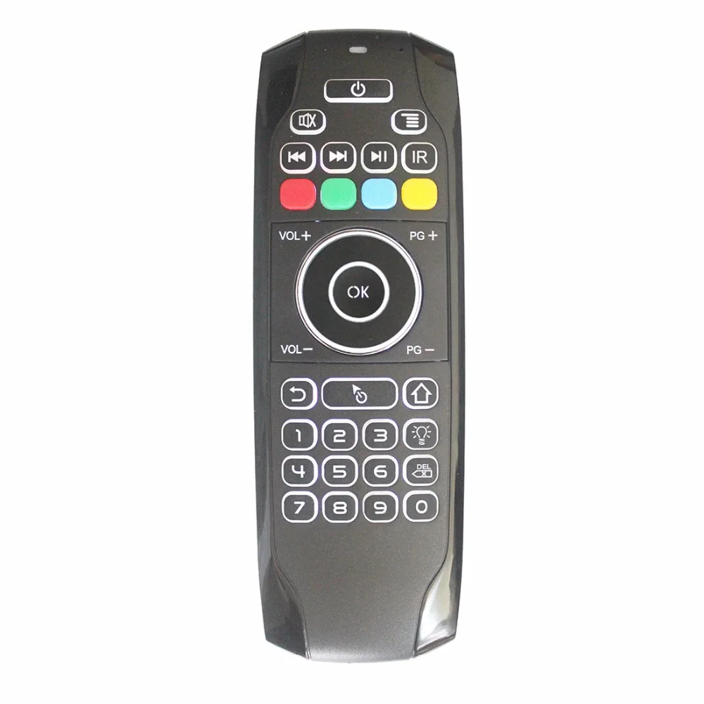 G7 2.4G Russian /English Double Sided Backlit Wireless Air Mouse with Keyboard 6-Axis Gyro Smart Remote Control For X96 Tv box 