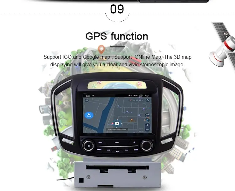 Clearance JDASTON Android 9.1 Car DVD Player For Opel Vauxhall Holden Insignia 2014- 2017 Din Car Radio GPS Navigation Multimedia Stereo 10