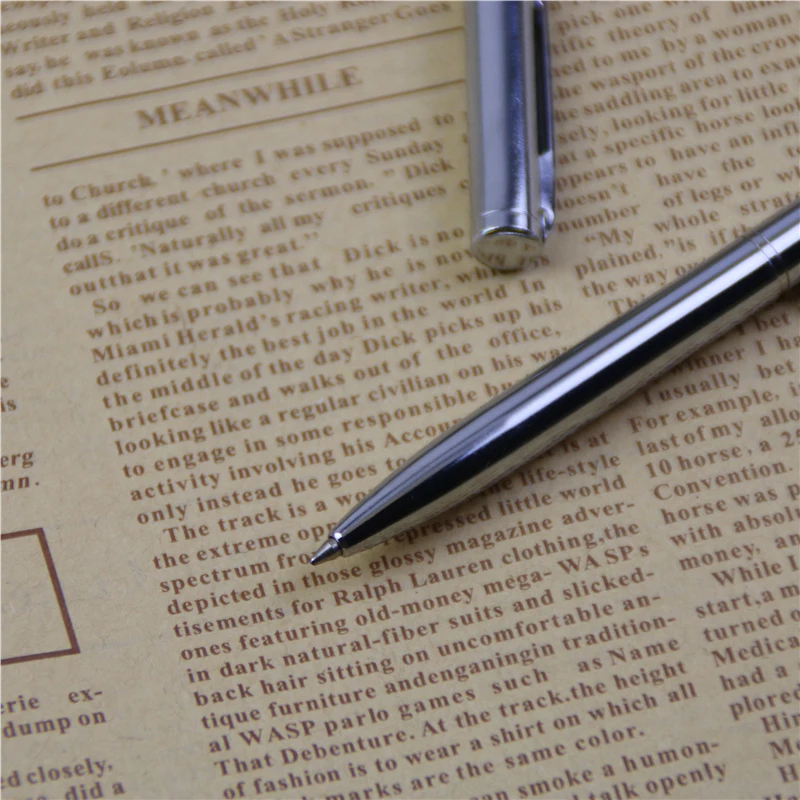 1 шт. мини металлическая шариковая ручка Вращающаяся ручка карманного размера портативная шариковая ручка маленькая масляная ручка Изысканная короткая