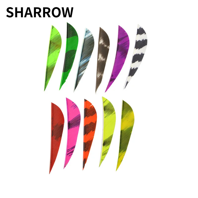 

30pcs 2 Inch Archery Arrow Feather Mixed Color Turkey Feather For Outdoor Hunting Shooting Crossbow Arrow Feather