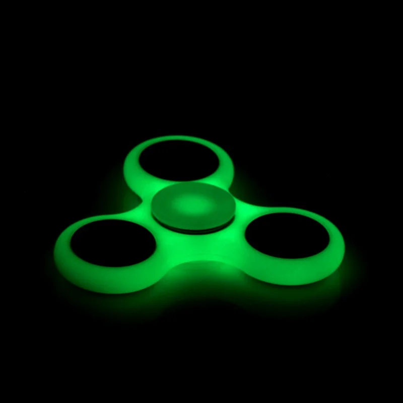 

LED Light Fidget Finger Spinner ABS EDC Hand Spinner Tri For Kids Autism ADHD Anxiety Stress Relief Focus Handspinner