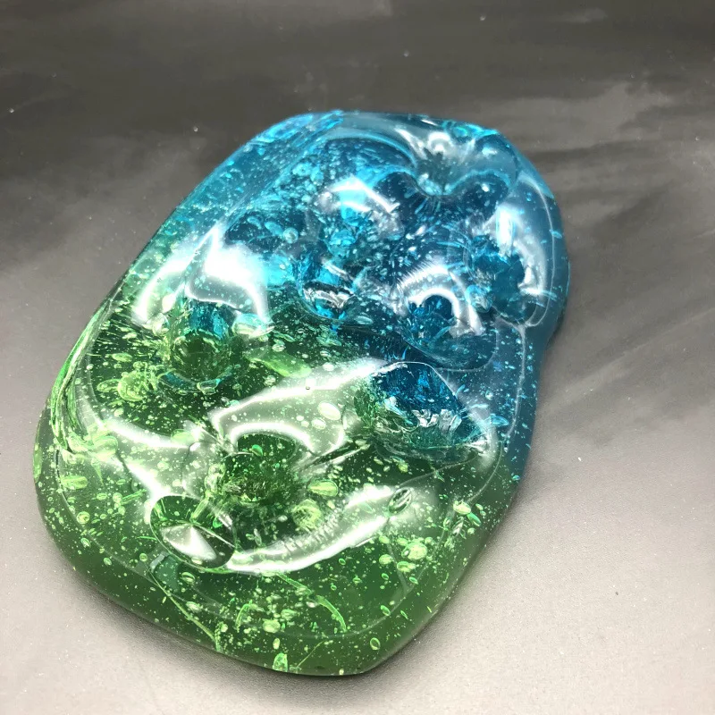 DIY Clear Slime Toys Crystal Mud Fluffy Slime Glue Gradient Color Cloud Slime Supplies Magic Sand Antistress Putty Clay For Kids