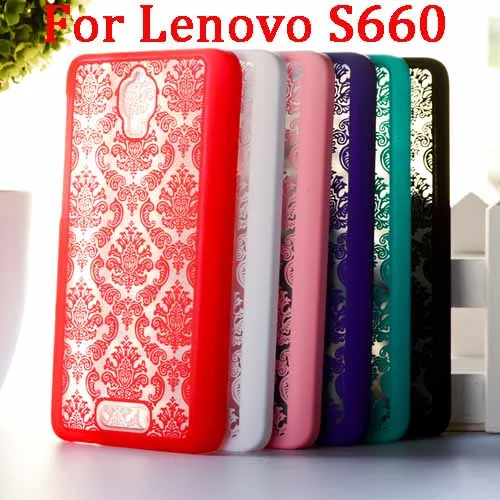 Цветной чехол с цветком для Lenovo S660 хит продаж Модный рисунком чехлы телефонов t007 |