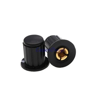 

5pcs/lot WXD3-13 black knob button cap is suitable for high quality WXD3-13-2W turn around special potentiometer knob KYP16-16-4