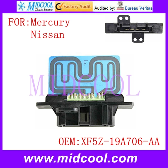 HVAC Мотора Вентилятора Резистор использование OE НЕТ. XF5Z-19A706-AA для Mercury Villager, Nissan Quest