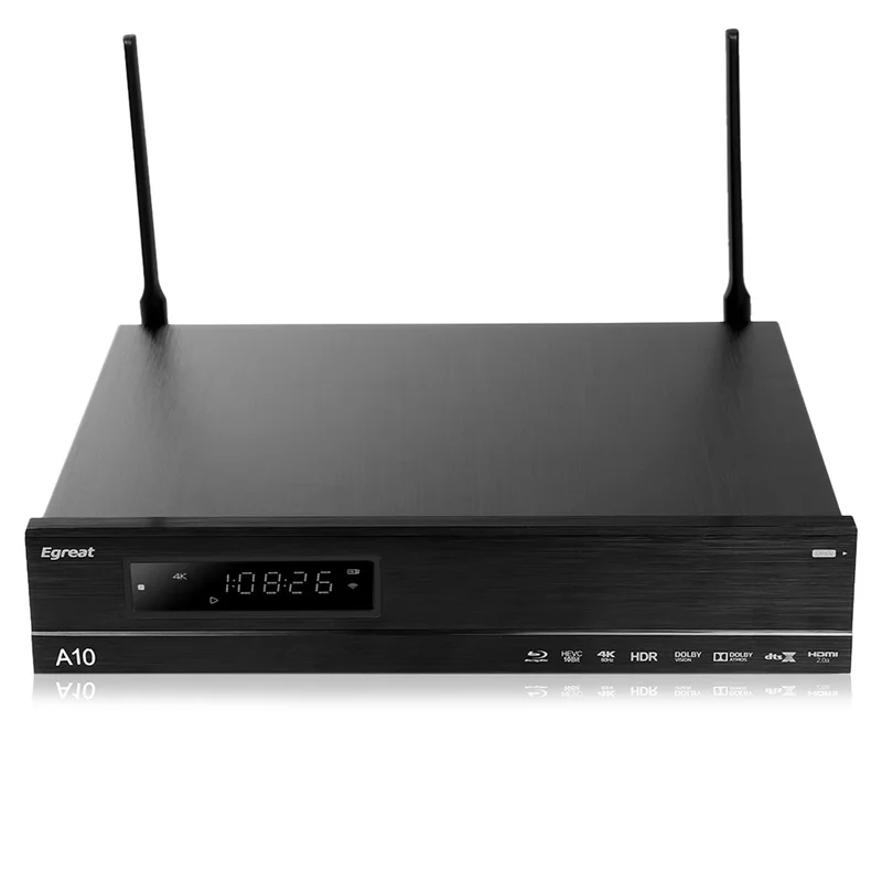 Egreat A10 со сверхвысоким разрешением Ultra HD Media Player 3D 4 K Android 5,1 ТВ коробка AC Gigabit LAN HDR10 3D Blu-Ray ISO Dolby DTS Видон PK Himedia Q10 Pro