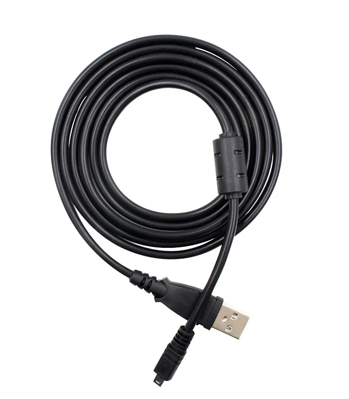 USB Зарядное устройство кабель для синхронизации данных и зарядки шнур для цифрового фотоаппарата Panasonic камера DMC-FH10 DMC-ZS50 DMC-TZ70
