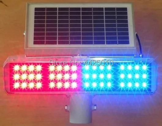LED traffic signs LED solar safety flashing indicator Intersection LED safety warning light LED R+B