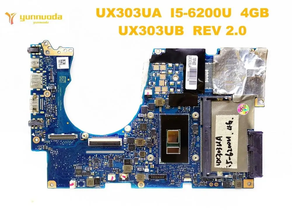 Оригинальная материнская плата для ноутбука ASUS UX303UA UX303UB I5 6200U 4 Гб REV 2 0