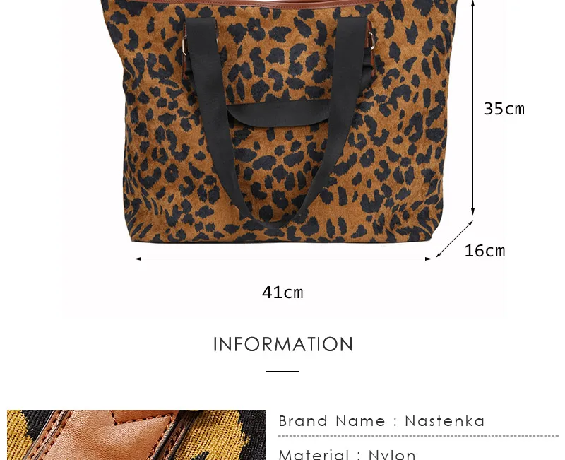luxury brand women leopard bag handbags female shoulder bag_02