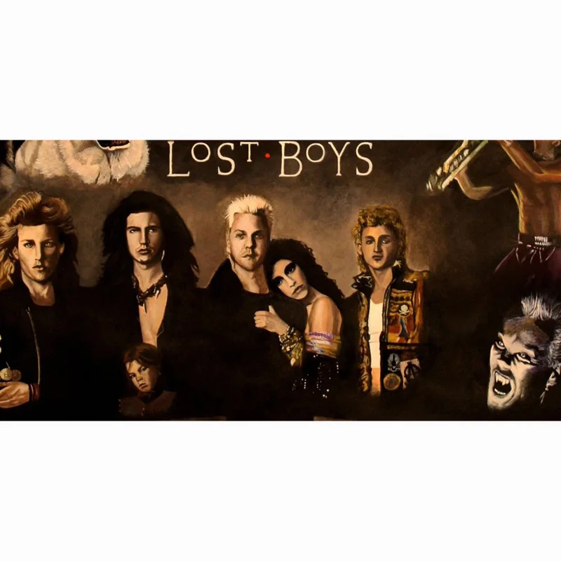 

New The Lost Boys Large Soft Absorbent Bamboo Fiber Towel Sport Bath Swimming Beach Multi-function 70x140cm