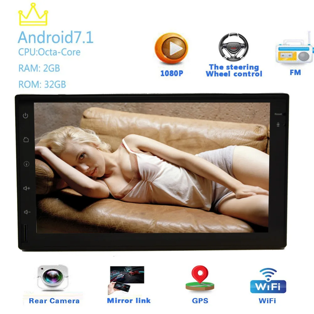 

Touch Screen Bluetooth 3G/4G WIFI Steering Wheel Control support OBD2 DAB+ FM/AM RDS Radio Receiver Mirror Link Android Stereo