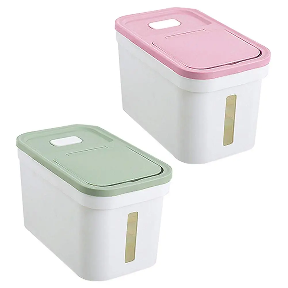 

Large Food Storage Container Dry Food Flour Rice Dispenser Large Containers With Lids For Kitchen Sealed Crisper Grains Tank