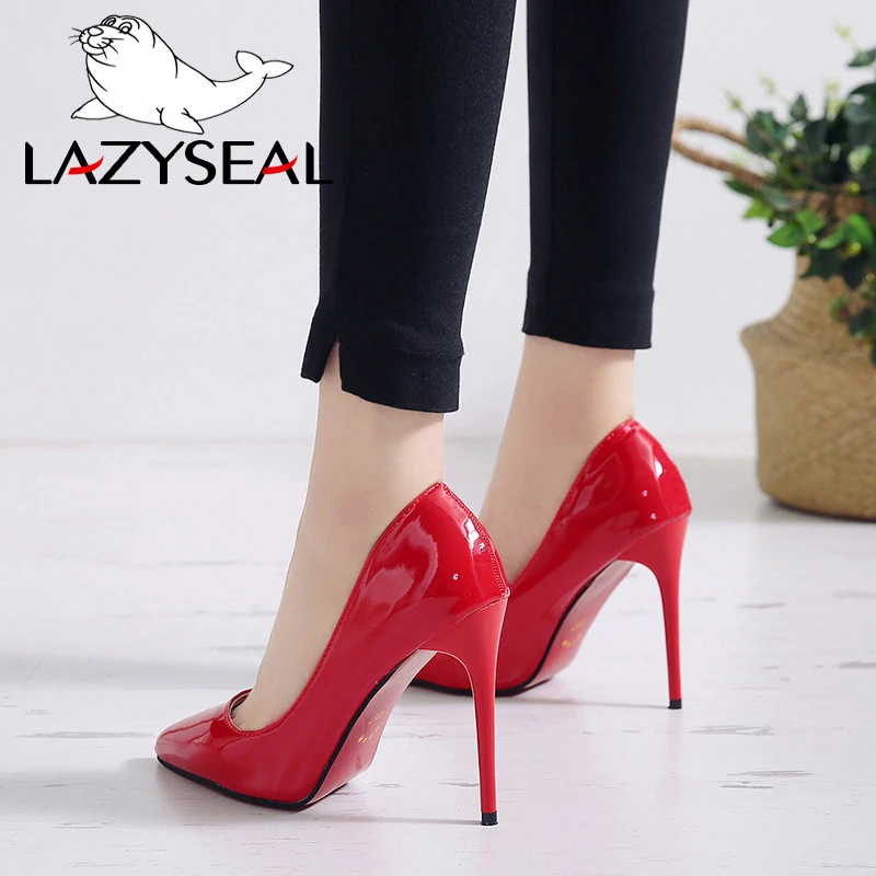 Туфли LazySeal женские на высоком каблуке пикантные туфли лодочки шпильке