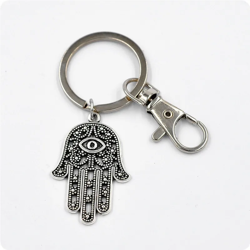 New Fashion Hamsa Fatima Hand Keychain Evil Eye Key Pendant Hot Jewelry Suitable For Men And Women Holiday Gifts Anime keychain | Украшения