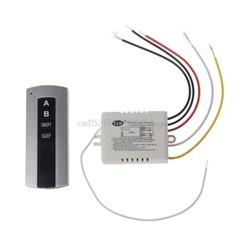 

Wireless 2 Channel ON/OFF Lamp Remote Control Switch Receiver Transmitter #H028#