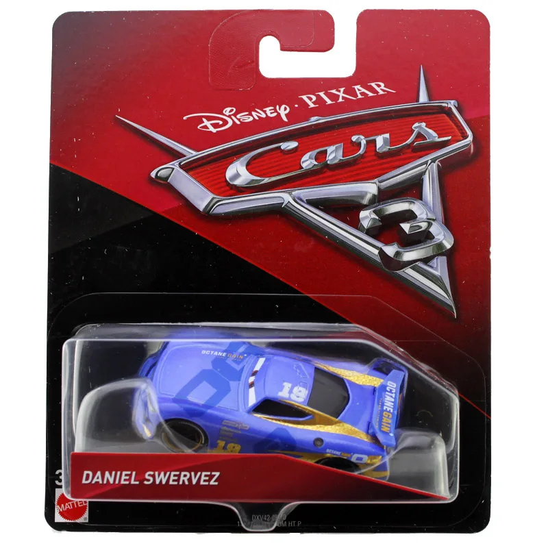 Disney Pixar Cars 3 игрушки Молния Маккуин Джексон Шторм Мастер Мак Крус Diecast металлического сплава модели автомобилей Рождественский подарок для мальчиков - Цвет: Daniel
