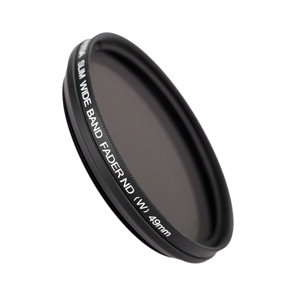 

49mm Slim Fader Variable ND Filter Adjustable Neutral Density ND2 to ND400