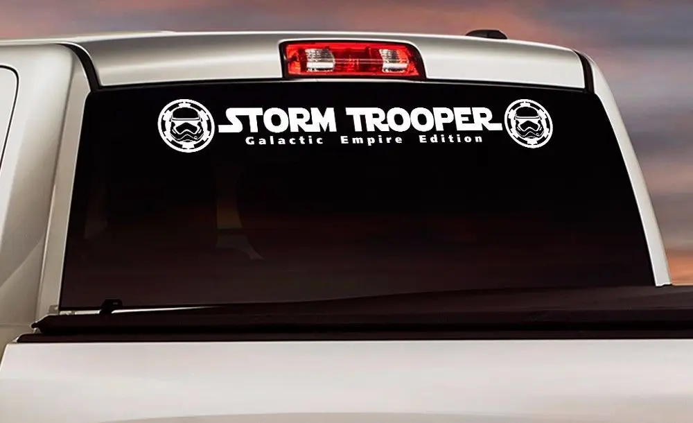 storm trooper window decal